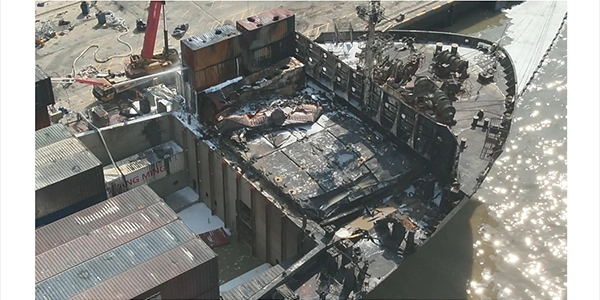 宁波舟山港集装箱货轮火灾爆炸事故视察报告宣布！！